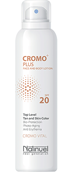 Сонцезахисний спрей для обличчя і тіла | Cromo Plus SPF 20